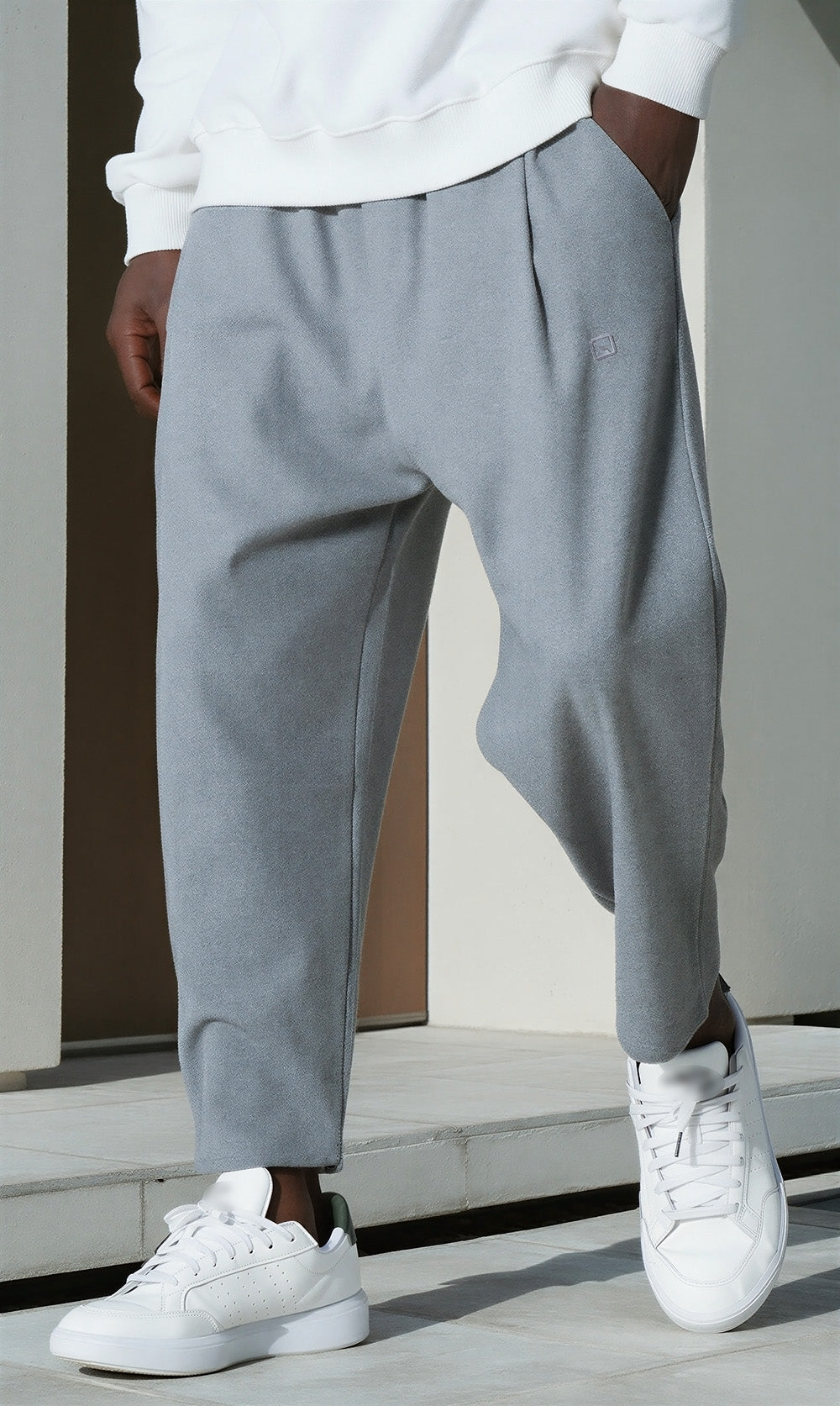 QL Classik Winter Sarouel in Hellgrau