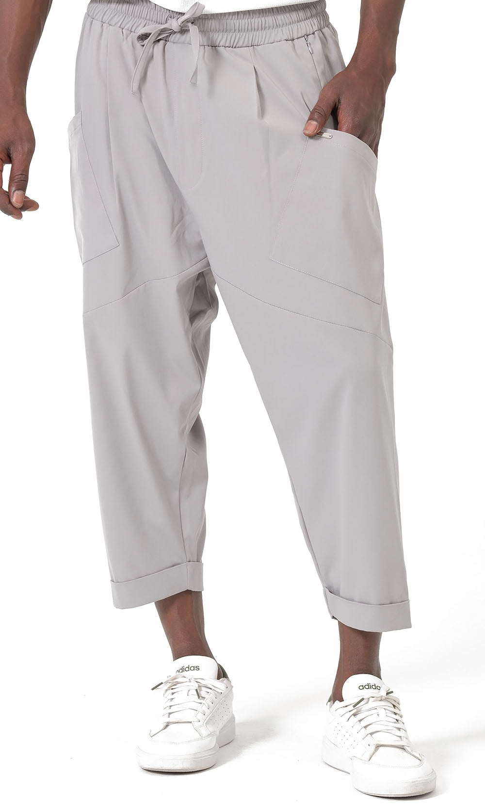 QTS1012 Design S26 Sarouel in Light Grey