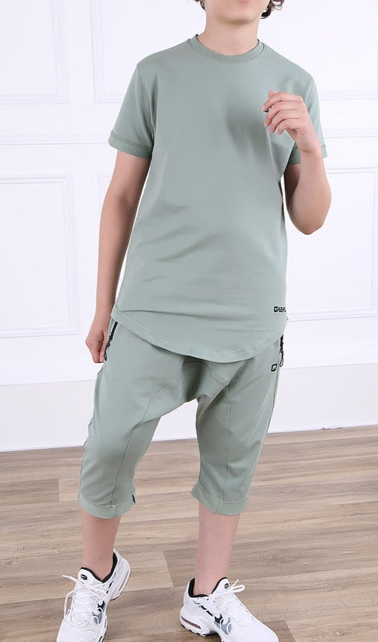 QL Nautik Set for Kids in Almond Green