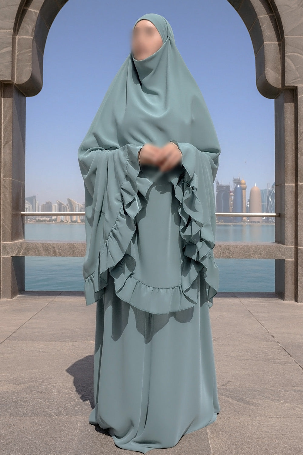 SB Prayer Set Jersey ES003 in Blaugrün