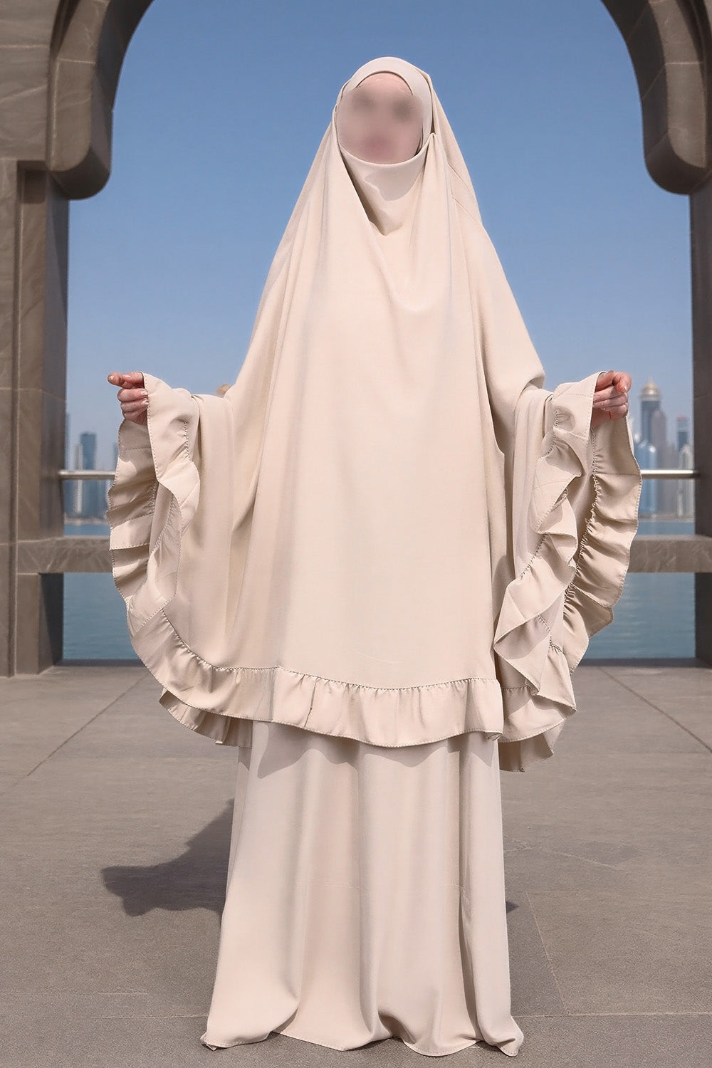 SB Prayer Set Jersey ES003 in Hellbeige