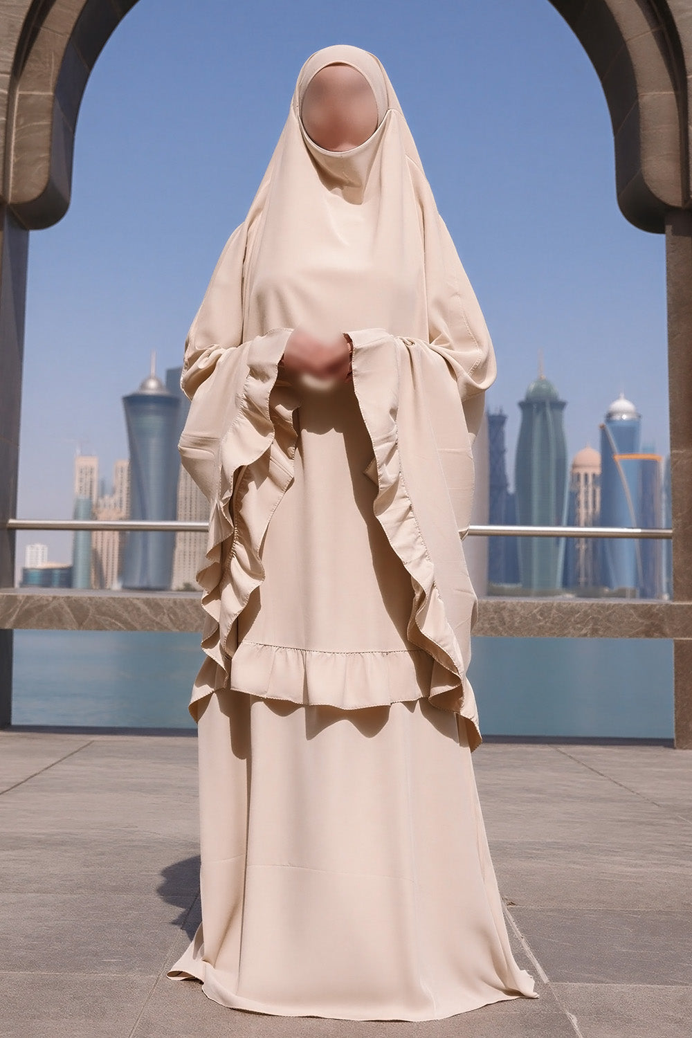 SB Prayer Set Jersey ES003 in Hellbeige