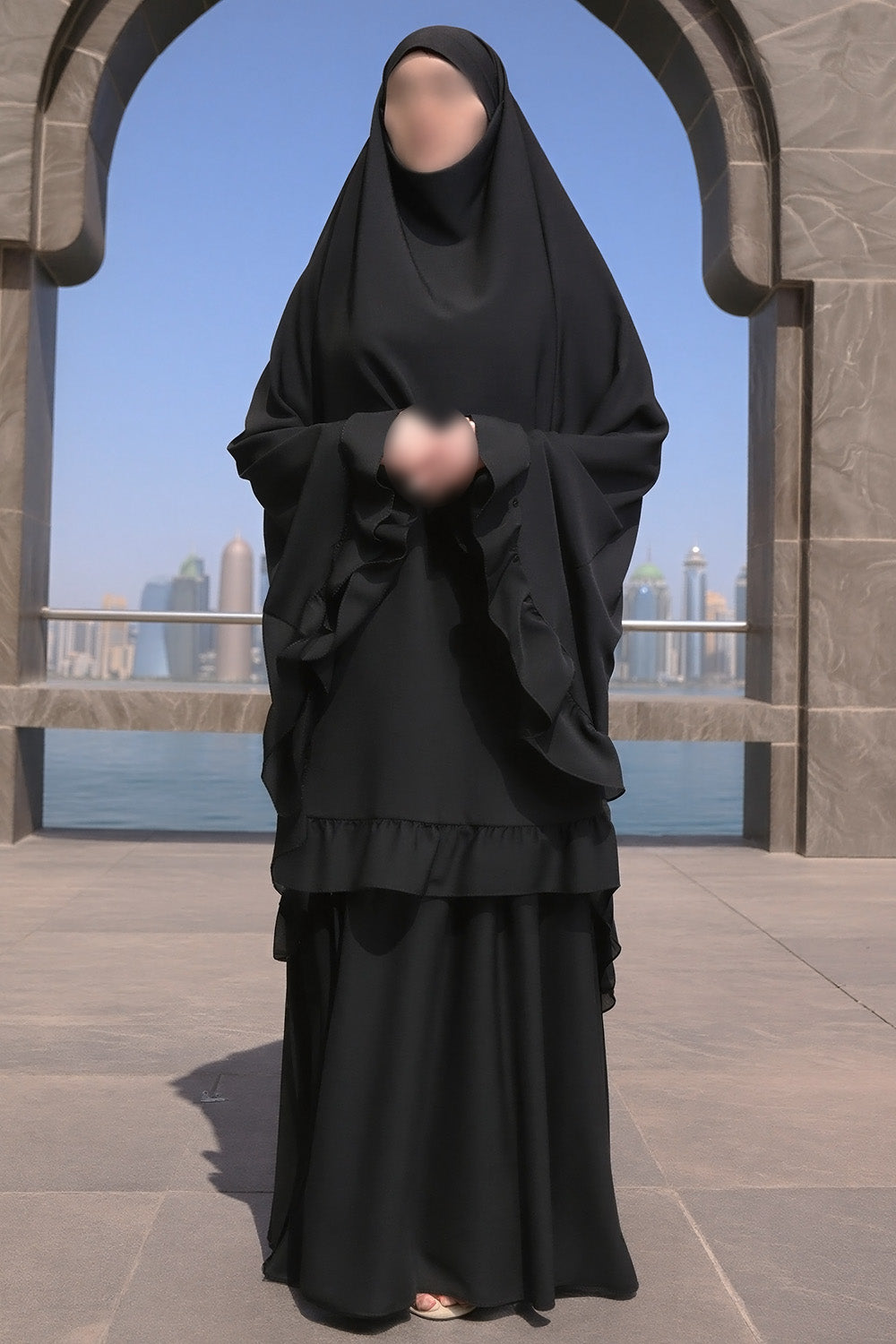 SB Prayer Set Jersey ES003 in Schwarz