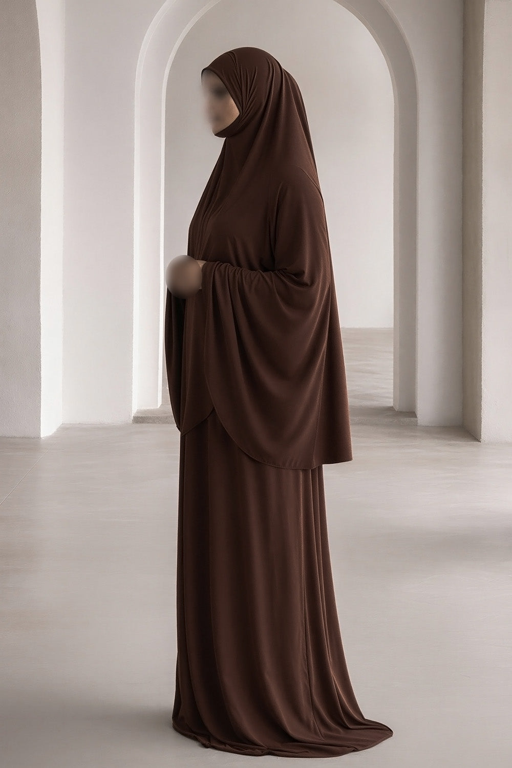 SB Salat Set Jersey ES006 in Braun