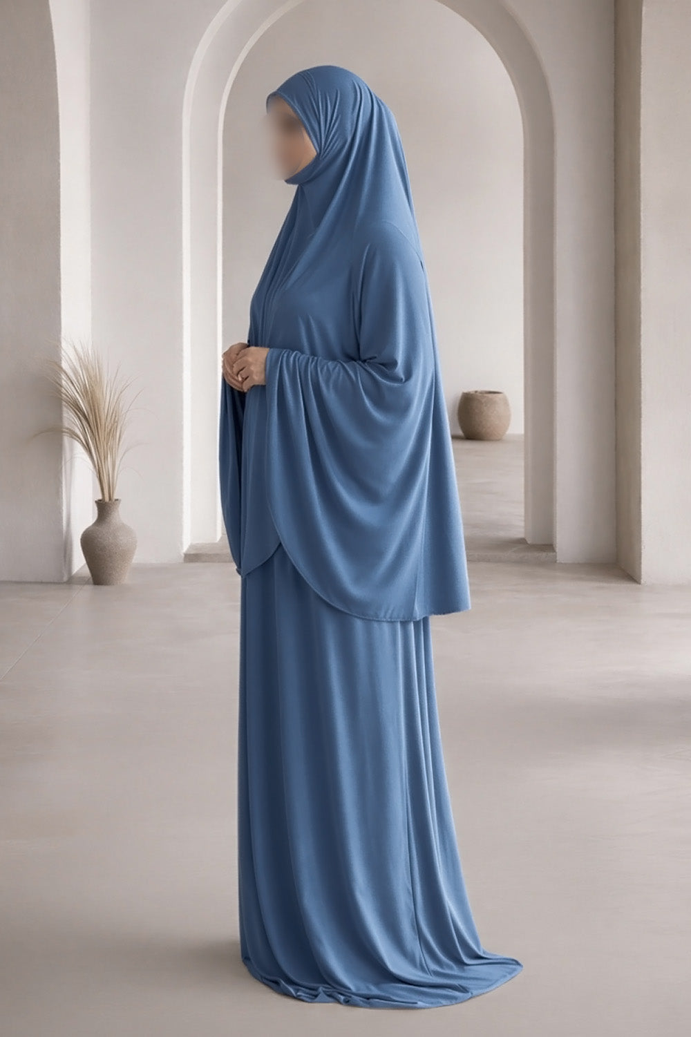 SB Salat Set Jersey ES006 in Indigoblau