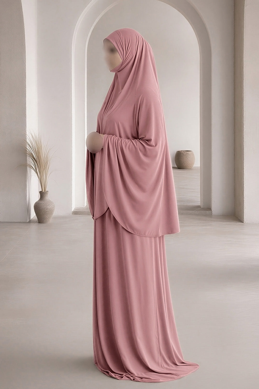 SB Salat Set Jersey ES006 in Hellrosa