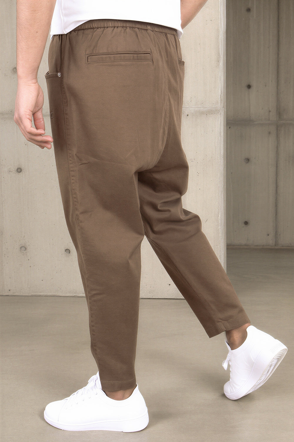 QL Sar. Jeans Stretch Regular Drop in Braun