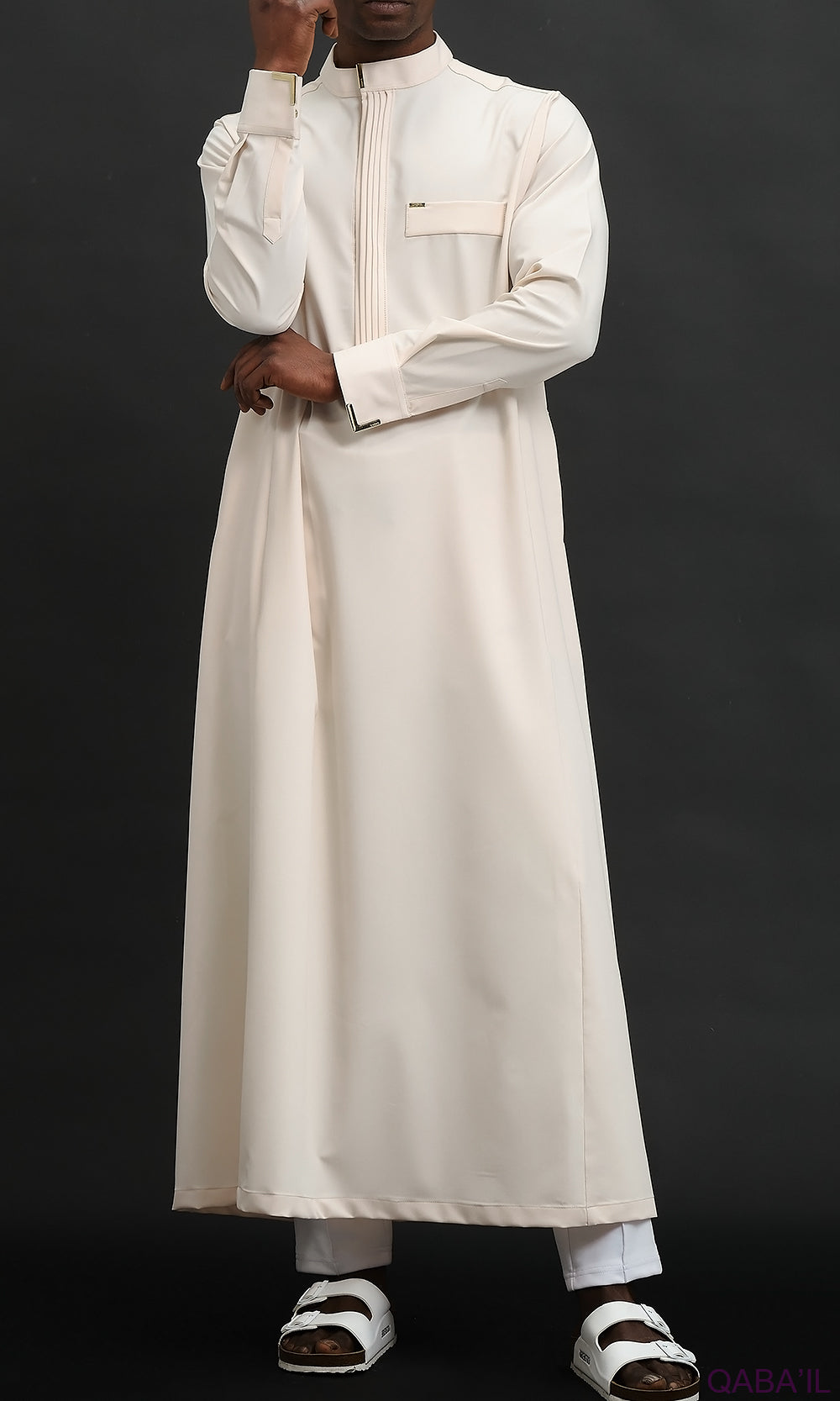 QL Qamis Bey in Creme
